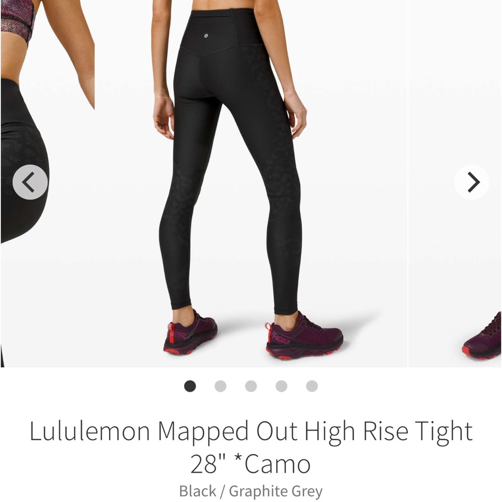 Lululemon Mapped Out High Rise Tight 28”
